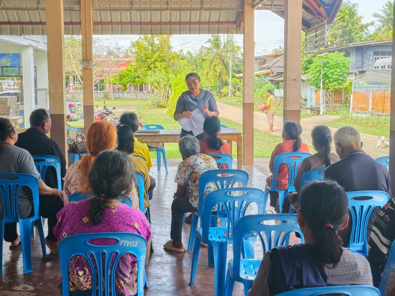 พช.ขุขันธ์ ประชุมติดตามการดำเนินงานโครงการแก้ไขปัญหาความยากจน (กข.คจ.)
