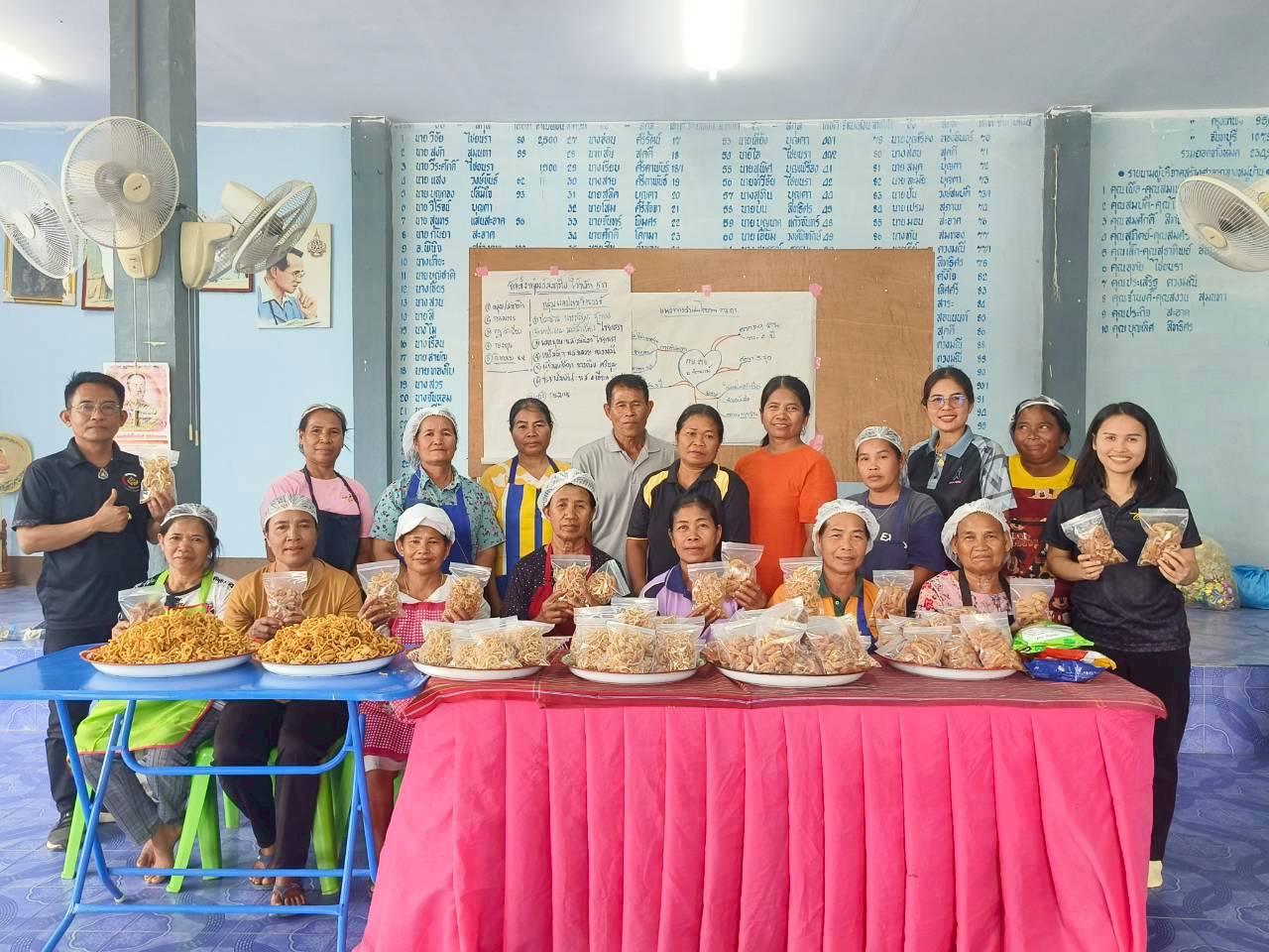 พช.ขันธ์ ดำเนินโครงการส่งเสริมประชาชนกลุ่มเป้าหมายเข้าถึงแหล่งทุน จัดกิจกรรมฝึกอาชีพการทำแคปหมู และหมูระจกรสเด็ด