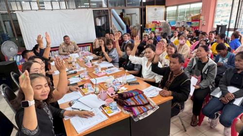 พช.ขุขันธ์ ประชุมคณะอนุกรรมการกลั่นกรองและติดตามการดำเนินงานกองทุนพัฒนาบทบาทสตรีอำเภอ