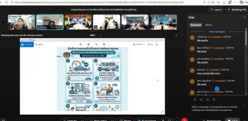 สพอ.ขุขันธ์ ขานรับนโยบายท่านนายกฯ เดินหน้ามาตรการประหยัดพลังงาน โดย “นวลจันทร์ ศรีมงคล” ผู้ตรวจราชการกรมฯ นำทีมชี้แจงแนวทางปฏิบัติเร่งด่วนผ่านระบบออนไลน์