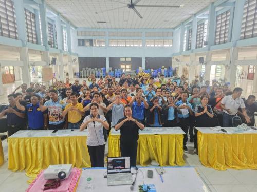 พช.ขุขันธ์ ดำเนินการจัดประชุมเชิงปฏิบัติการจัดทำแผนพัฒนาตำบล